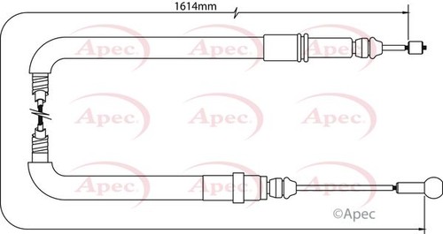 Apec cab1061 parking brake - apec,
