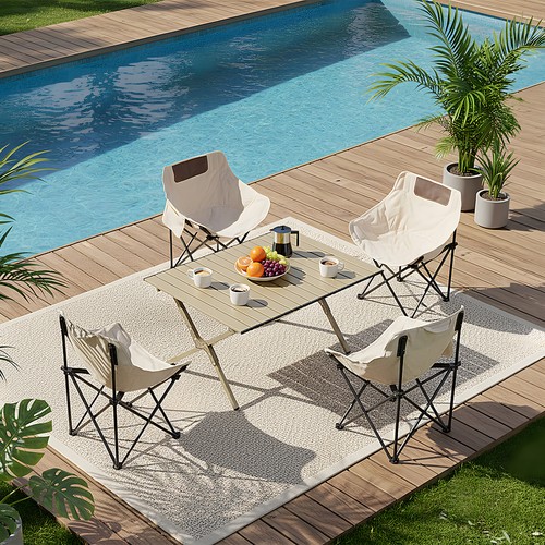 Camping table chairs set - camping,