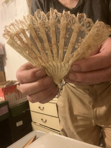Lace fan - fan,