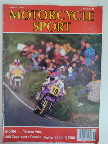 Motorcycle sport aug 1992 - motorcycle,