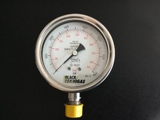 Pressure Gauge AISI-316 Black