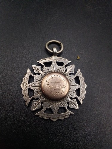 Vintage silver watch fob - vintage,
