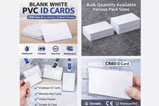 White Blank Plastic Cards