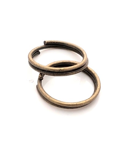 10mm antique bronze - 10mm, keyring
