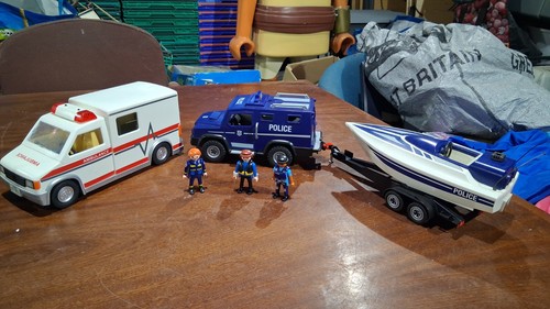 Playmobil 5187 police truck - police, &