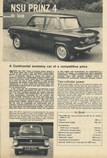 NSU PRINZ 4 DELUXE original