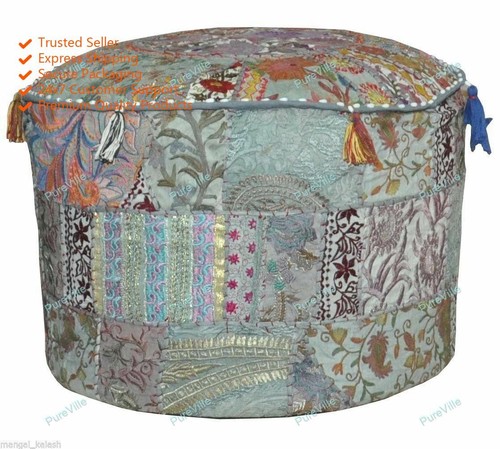 Pouf ottoman ethnic - ethnic, indian