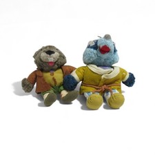 Wind In The Willows x2 Bean Bag Toys Badger And Mole Plush Cute Collectable 