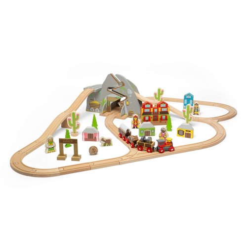 Bigjigs rail wooden wild west - bigjigs,