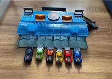 Disney Pixar Cars Playset Ultimate Launcher + 6 Drag Racing Cars