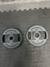 Technogym Urethane Gym Weights -  2 x 10kg Plates