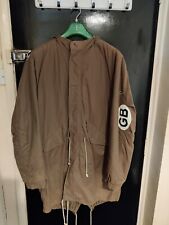 England Lambretta parka coat with three lions logo on the back.