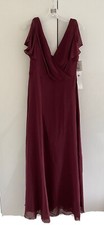 Wine colour bridesmaid - colour,, bridesmaid/prom