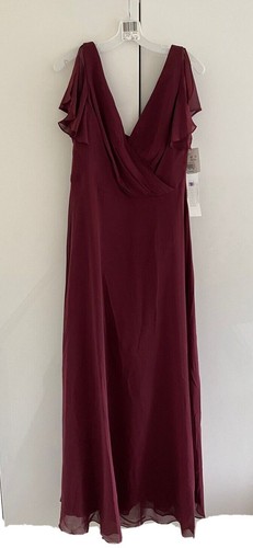 Wine colour bridesmaid - wine, bridesmaid/prom