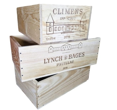 Pack wooden box crates - of, 3