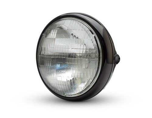 Motorbike headlight 12v - motorbike, 7.7"