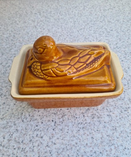 Vintage french duck terrine - duck,