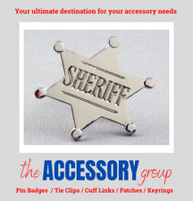 New Police America US Sheriff pin badge USA tie pin badge metal Enamel