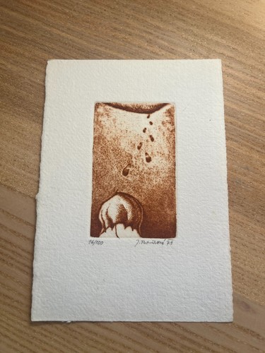 Small etching 1979 hand - etching,,