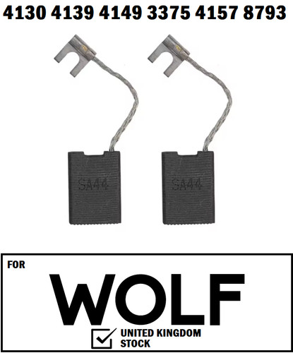 Carbon brushes for wolf angle - for,