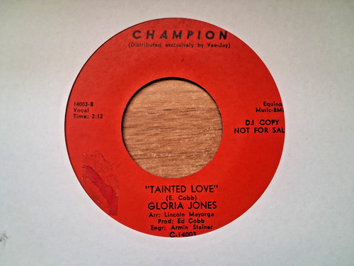 Gloria jones tainted love - gloria,