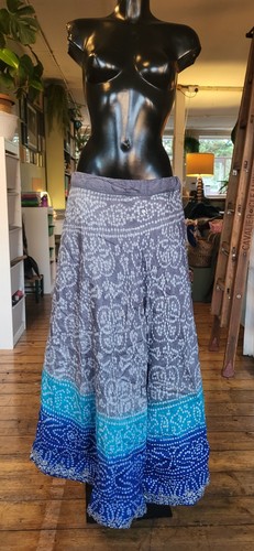 Vintage indian bandhani maxi - vintage,