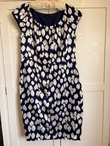 Linea silk shift - silk, navy