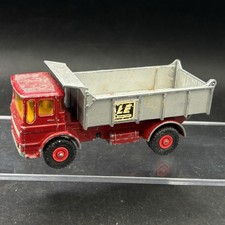 Matchbox Lesney 1969 King Size K-4 LEYLAND TIPPER Red/Silver LE TRANSPORT  1:64