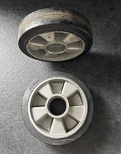 180/50-140 Pallet Truck Rubber Steer Wheel X2 Wheels. New/old Stock