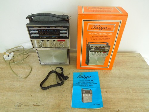 Vintage radio taiyo multiband - taiyo,