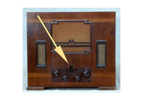 Marconi 296 radio bakerlite - marconi,