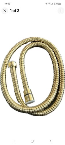 Brush gold effect shower - shower, hose