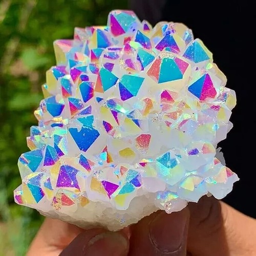 Natural raw rainbow cluster - natural,