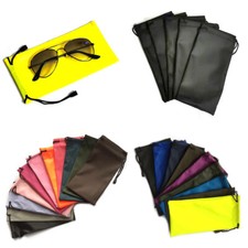 2X or 5X Glasses Sunglasses Pouch Phones Spectacles Wallet Drawstring Soft Case 