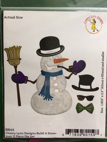 New snowman cutting die - snowman,