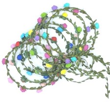 HAIR GARLANDS - (WHOLESALE / JOBLOT / TRADERS) - MIXED COLOURS / FLOWER CROWN