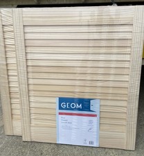 4x Pine Closed Louvre Door