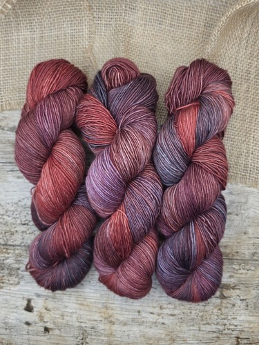 Hand dyed yarn - dyed,
