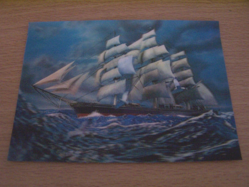 Lenticular postcard cutty - lenticular,