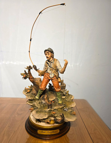 Capodimonte figurine fisherman - figurine,