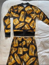 Jeremy Scott X Adidas Gold Plaque Tracksuit. VERY RARE.
