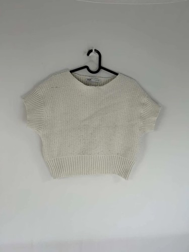 Zara cream knit short - cream,
