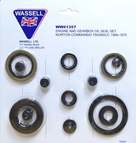 Engine gearbox oil seal - gearbox, kit