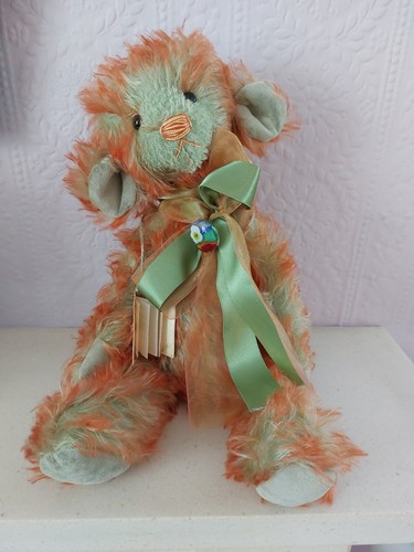 Ooak artist bear sienna teddy - artist,