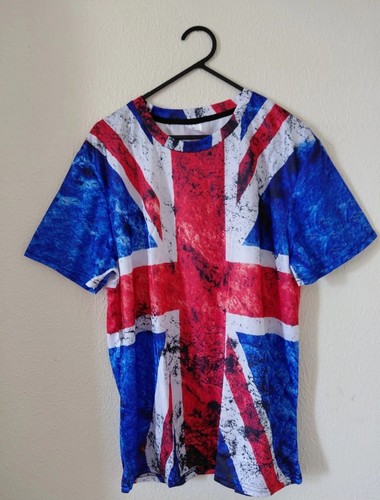 Union jack graphic shirt - graphic, t