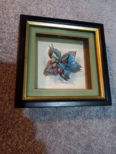 3D Blue Butterfly Insert