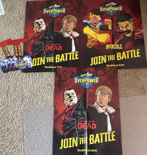 Overpower card game promo