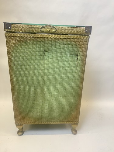 Green lloyd loom style bedside - style,