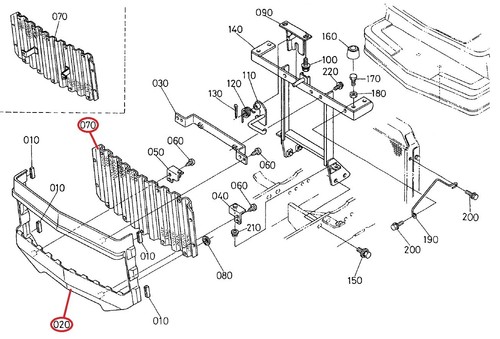 Lower surround grille fits - surround,