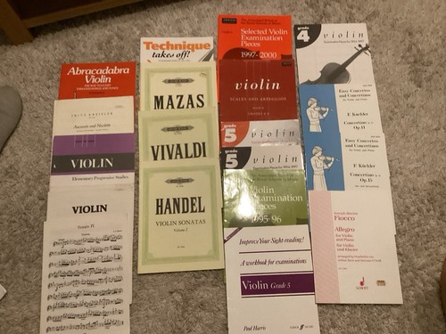 Violin selection exam pieces - violin,